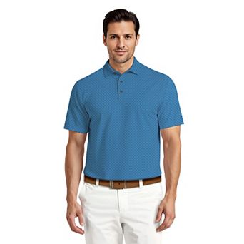 Men's Grand Slam Diamond Jacquard Golf Polo
