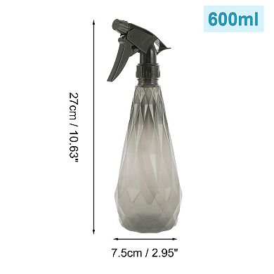 Durable Hair Spray Bottles Diamond Pattern Spray Bottles for Hair 600ml 1pc
