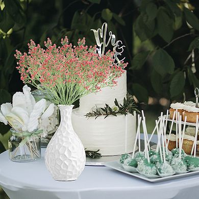 12 Pcs Fake Gypsophila Artificial Flowers Bulk, PU Artificial Flowers Branch with Long Stems