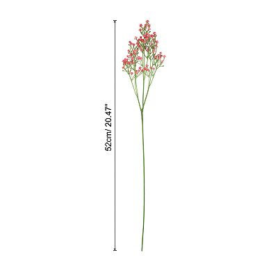 12 Pcs Fake Gypsophila Artificial Flowers Bulk, PU Artificial Flowers Branch with Long Stems