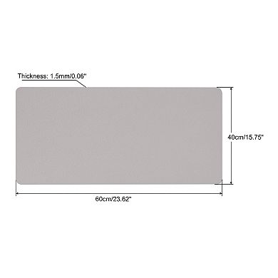 24"x16" Desk Mat Protector, Non-Slip Waterproof Mouse Pad Writing Mat