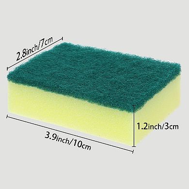 Kitchen Cleaning Sponge, for Dishes, Cleaning Sponges for Kitchen, Household, Bathroom