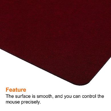 35"x13" Desk Mat Protector, Felt Dual Side Mouse Pad Writing Mat for Office