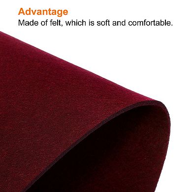 35"x13" Desk Mat Protector, Felt Dual Side Mouse Pad Writing Mat for Office