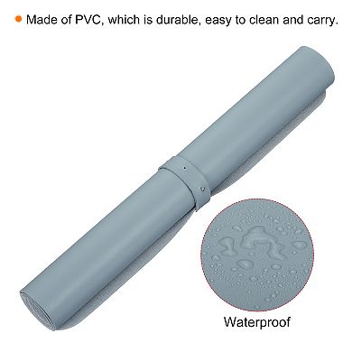35"x18" Desk Mat Protector, PVC Non-Slip Waterproof Mouse Pad Writing Mat