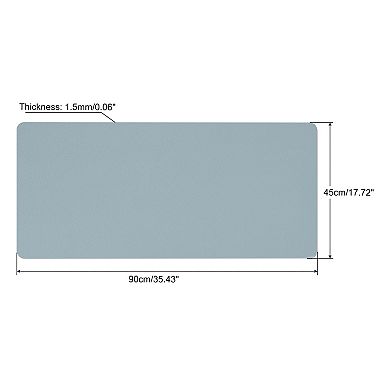 35"x18" Desk Mat Protector, PVC Non-Slip Waterproof Mouse Pad Writing Mat