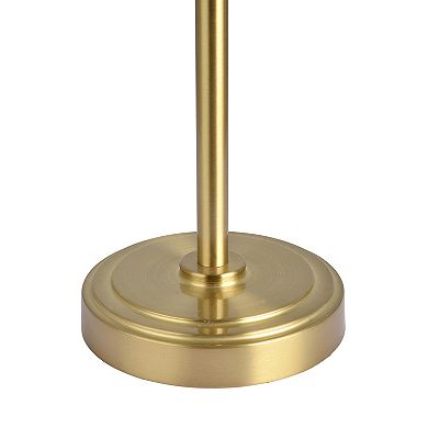 Brushed Brass Swing-Arm Table Lamp