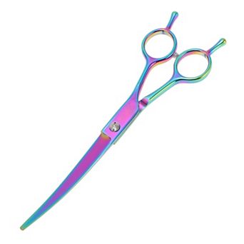 Dog Grooming Scissors, with Ergonomic Handle, Downward Curved Dog Clippers, 7.5 Inch