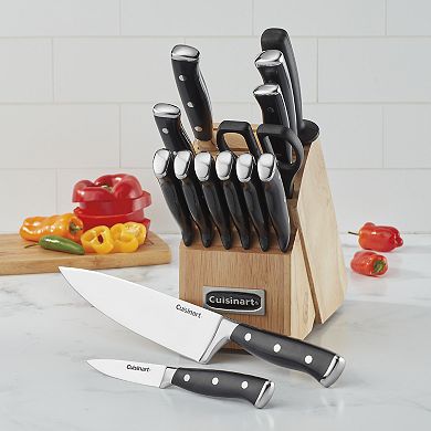 Cuisinart® Triple Rivet 15 Piece Knife Block Set