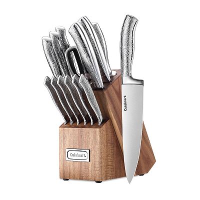 Cuisinart® Stainless Steel Knife Block 15 Piece Set