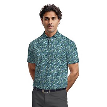 Men's Grand Slam Floral Print Golf Polo