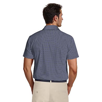 Men's Grand Slam Short Sleeve Mini Geo Golf Ball Polo