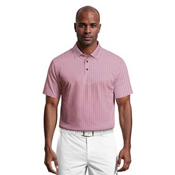 Men's Grand Slam Hourglass Print Golf Polo