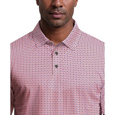 Men's Grand Slam Hourglass Print Golf Polo