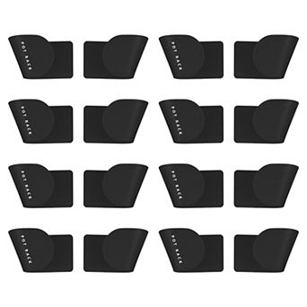 8Pairs of Adjustable Wall Mount Pot Lid Holder Cabinet Door Pot Hangers for Kitchen Wall Mount