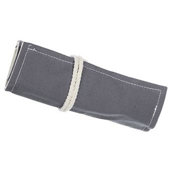 Handmade Roll Up Pencil Case, Canvas Pencil Wrap Pouch Pen Holder Organizer for Artist Drawing