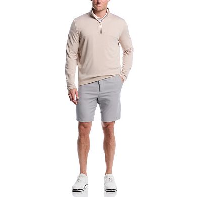 Men's Grand Slam Heather Stripe Fleece 1/4 Zip Golf Pullover