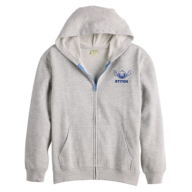 Disney's Stitch Kids Long Sleeve Zip Up Hoodie