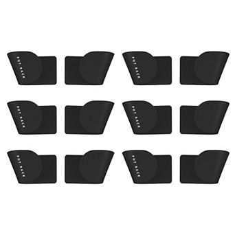 6Pairs of Adjustable Wall Mount Pot Lid Holder Cabinet Door Pot Hangers for Kitchen Wall Mount