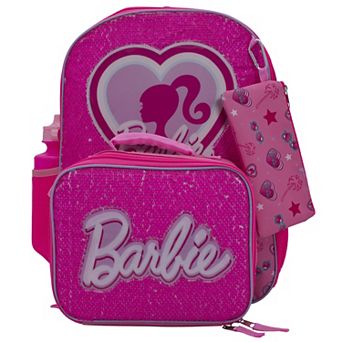 Kids Barbie 5 pc Playtime Backpack Set