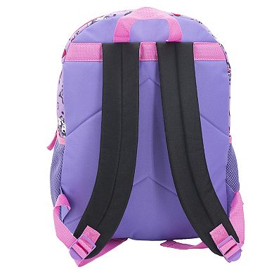Kuromi 5-Piece Backpack, Lunch Bag, Pencil Case, Water Bottle, & Carabiner Set
