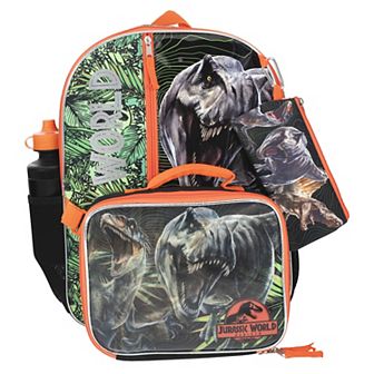 Kids Jurassic World 5 pc Jurassic Backpack Set