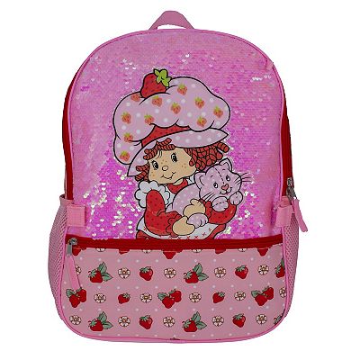 Strawberry Shortcake 5-Piece Backpack, Lunch Bag, Pencil Case, Squish Ball, & Carabiner Set