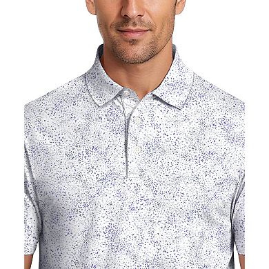 Men's Grand Slam Confetti Print Golf Polo