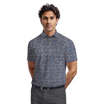 Men's Grand Slam Confetti Print Golf Polo