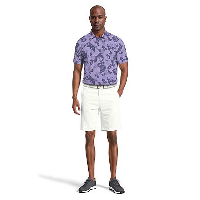 Men's Grand Slam Fall Floral Print Golf Polo