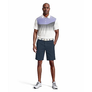 Men's Grand Slam Linear Chest Print Golf Polo