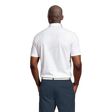 Men's Grand Slam Linear Chest Print Golf Polo
