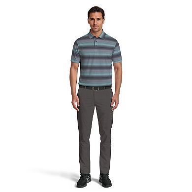 Men's Grand Slam Textured Stripe Golf Polo