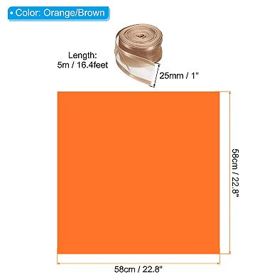 20 Sheets Flower Wrapping Paper, Waterproof Flower Paper Wraps with Ribbon Floral Bouquet Supplies