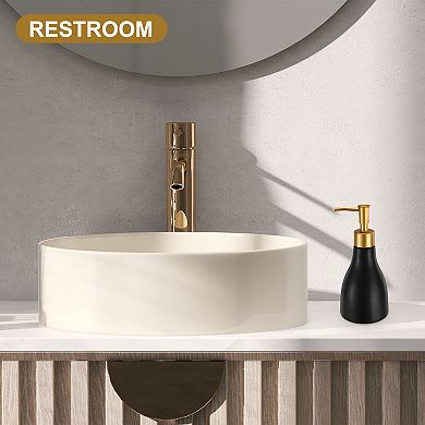 1Pc 9.5 Oz Soap Dispenser Hand and Dish Soap Dispenser Detergent Lotion Dispenser with Pump Ceramic