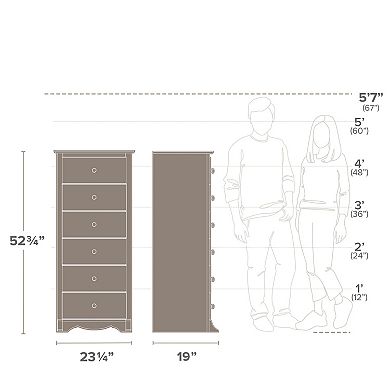 Prepac Tall 6-Drawer Dresser