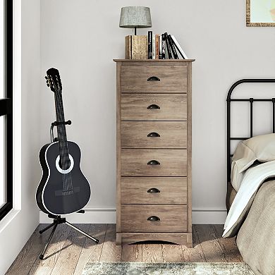 Prepac Tall 6-Drawer Dresser