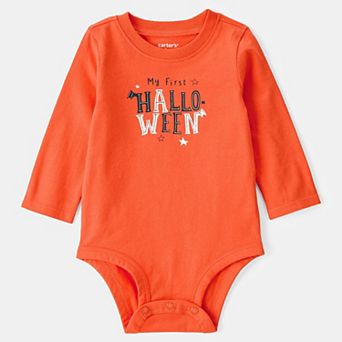 Baby Carter's My First Halloween Long-Sleeve Bodysuit
