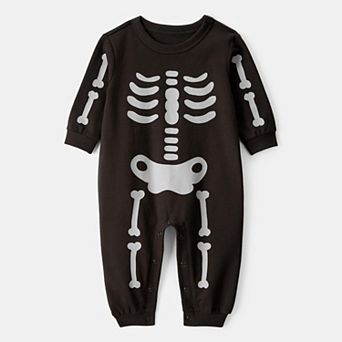 Baby Carter's Skeleton Long-Sleeve Jumpsuit