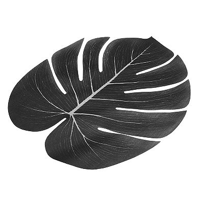 13" Palm Leaves, 24 Pack Artificial Faux Palm Fronds Fake Palm Leaf Simulation Tree Leaves