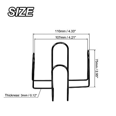 Coaster Holder, 1 Pcs 2.95" Iron Metal Coaster Storage Rack, Holds 8 Coasters
