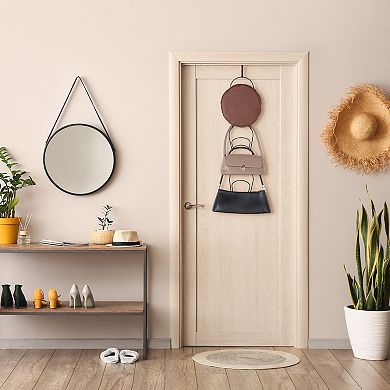 Hat Rack, 5 Pack Baseball Cap Display Storage Rack Holder Over Door Wall Mounted Hanging