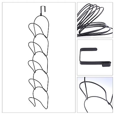 Hat Rack, 5 Pack Baseball Cap Display Storage Rack Holder Over Door Wall Mounted Hanging