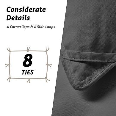 SERWALL Luxury All-Season Down Comforter - Hypoallergenic, Temperature Regulating for Queen/King Bed
