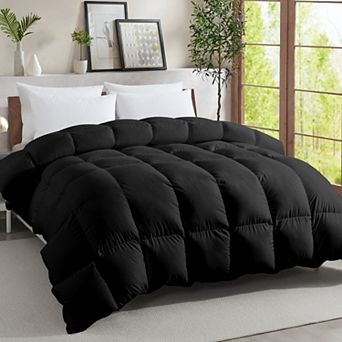 Luxury All-Season Down Comforter - Hypoallergenic, Temperature Regulating for Queen/King Bed