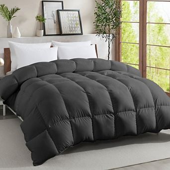 Luxury All-Season Down Comforter - Hypoallergenic, Temperature Regulating for Queen/King Bed