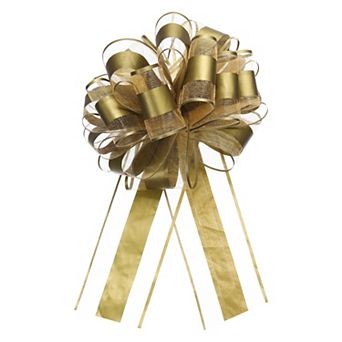 10 pc 8 Inch Large Big Pull Bow Organza Gift Wrapping Bows Ribbon