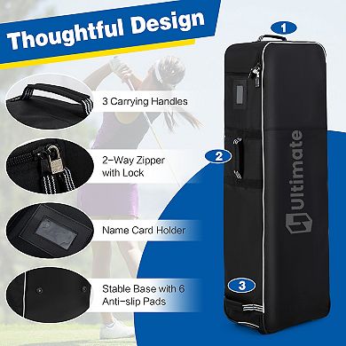 Soft-Sided Golf Travel Bag with Wheels