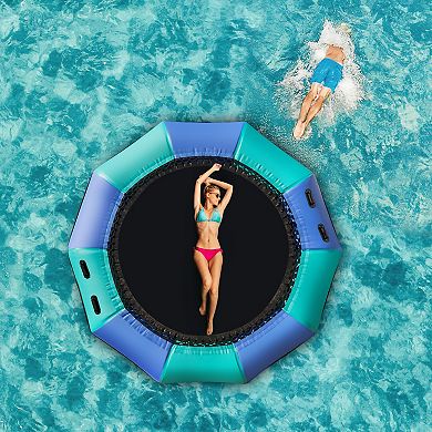 10 Feet Inflatable Splash Padded Water Bouncer Trampoline