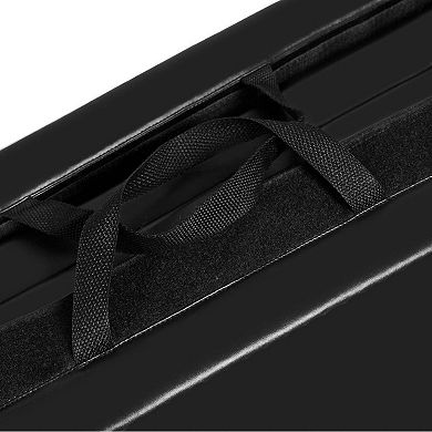 4 Feet x 10 Feet Thick Folding Panel Gymnastics Mat-Black